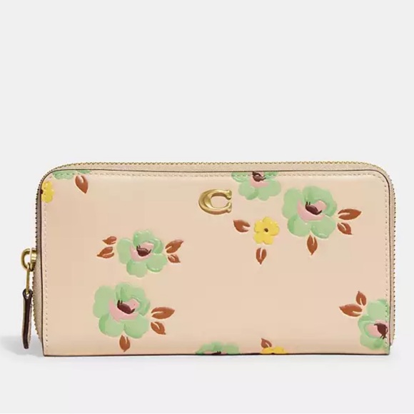 Coach Handbags - Coach Floral Zip Around  Wallet